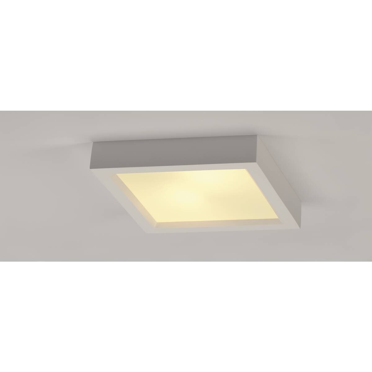 PLASTRA 104, Deckenleuchte, TC-DSE, eckig, weißer Gips, max. 50 W – Bild 3