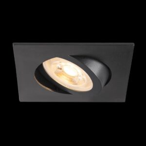 NEW TRIA® 68, Deckeneinbauleuchte, quadratisch, max. 10 W GU10, schwarz