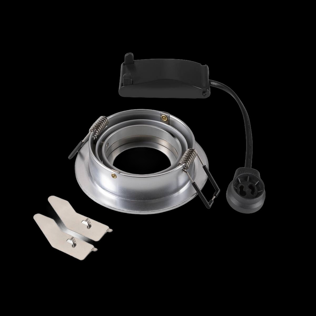 NEW TRIA® 75, Deckeneinbauleuchte, rund, max. 10 W GU10, aluminium – Bild 2
