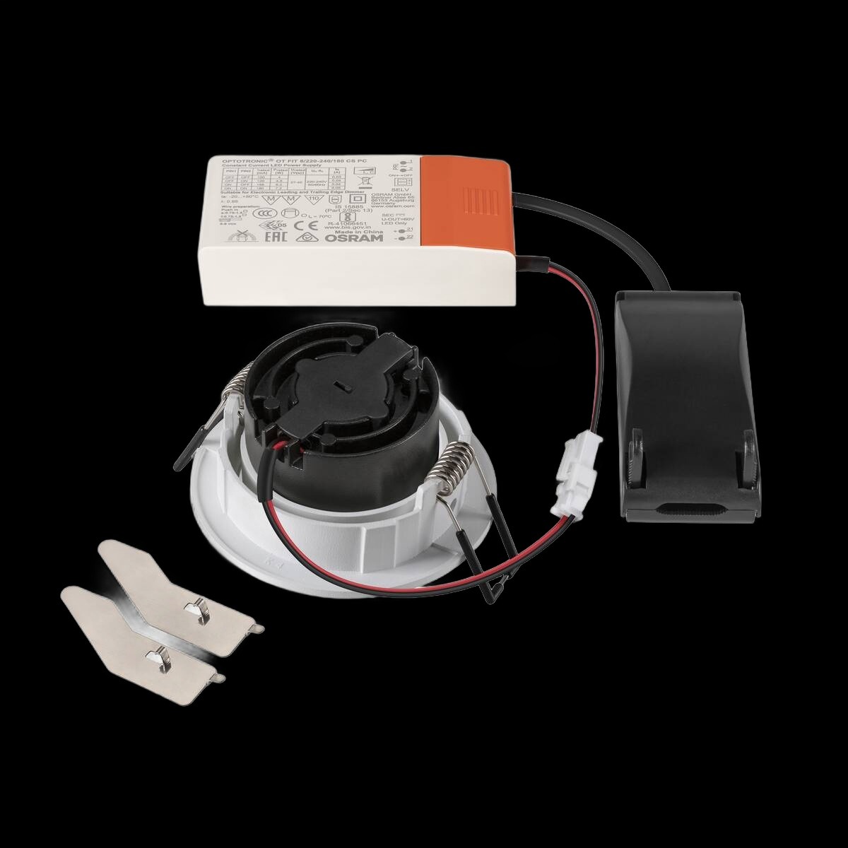 NEW TRIA® UNIVERSAL 68, Deckeneinbauleuchte, 2500/3000/4000 K, 38°, IP 20, rund, weiß – Bild 2
