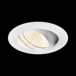 NEW TRIA® UNIVERSAL 68, Deckeneinbauleuchte, 2500/3000/4000 K, 60°, IP 20, rund, weiß