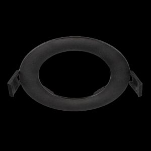 DOWNLIGHT V 100, flache Abdeckung schwarz