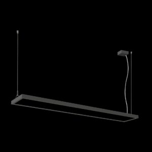 WORKLIGHT PRO 150, Pendelleuchte, 150 cm, 4000 K, DALI, Touch, schwarz