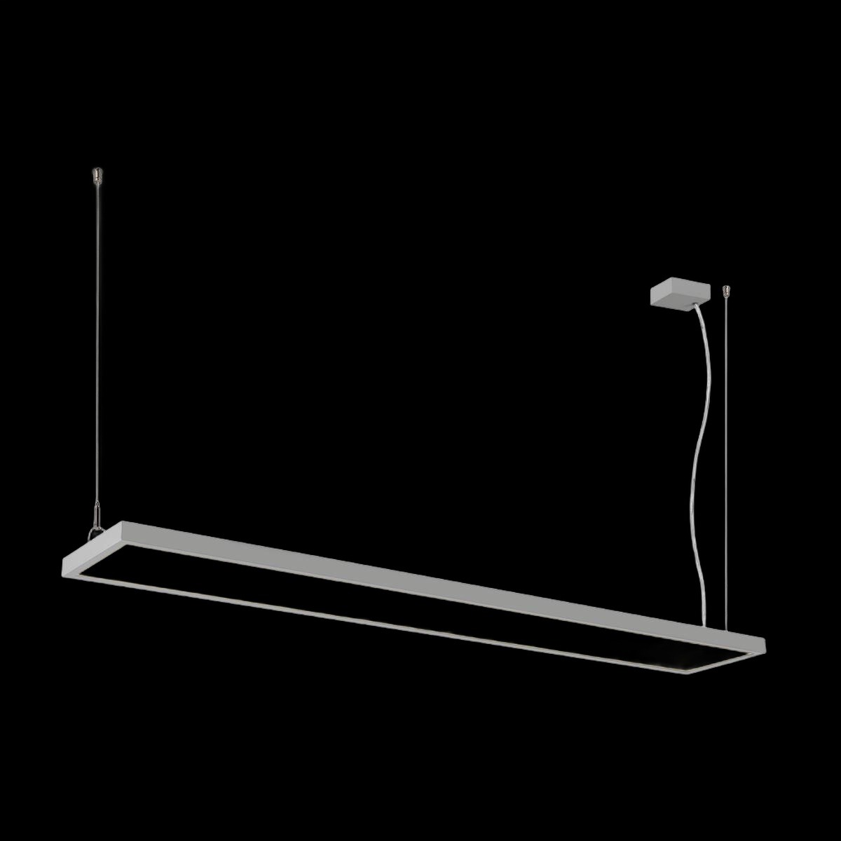 WORKLIGHT PRO 150, Pendelleuchte, 150 cm, 4000 K, DALI, Touch, grau
