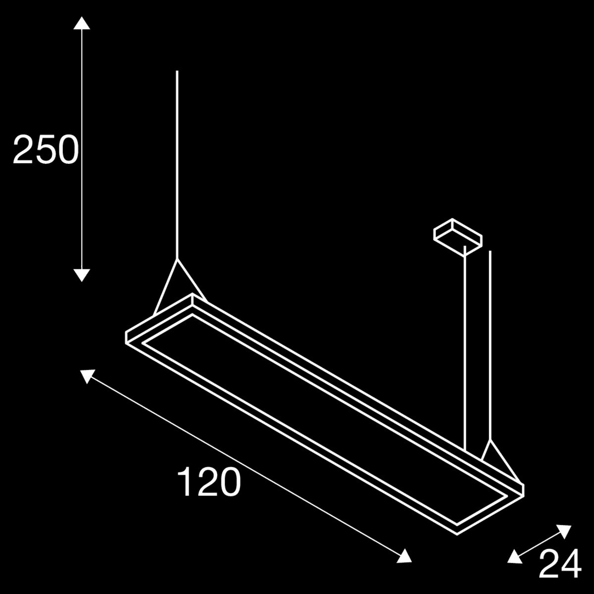 WORKLIGHT PRO 120, Pendelleuchte, 120 cm, 4000 K, DALI, Touch, weiß – Bild 5