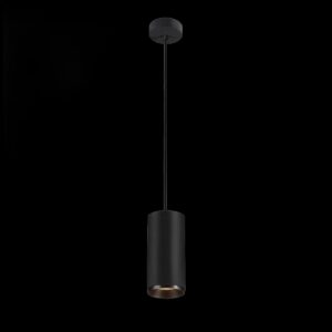 NUMINOS® L PD, PHASE, Pendelleuchte, Pendellänge 250 cm, 2700 K, 20 Watt, 24°, Phasenabschnitt, matt schwarz