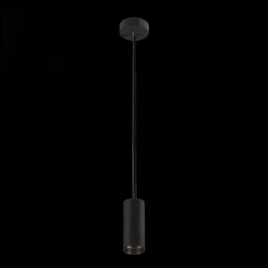 NUMINOS® S PD, DALI, Pendelleuchte, Pendellänge 250 cm, 3000 K, 7,8 Watt, 24°, DALI, matt schwarz