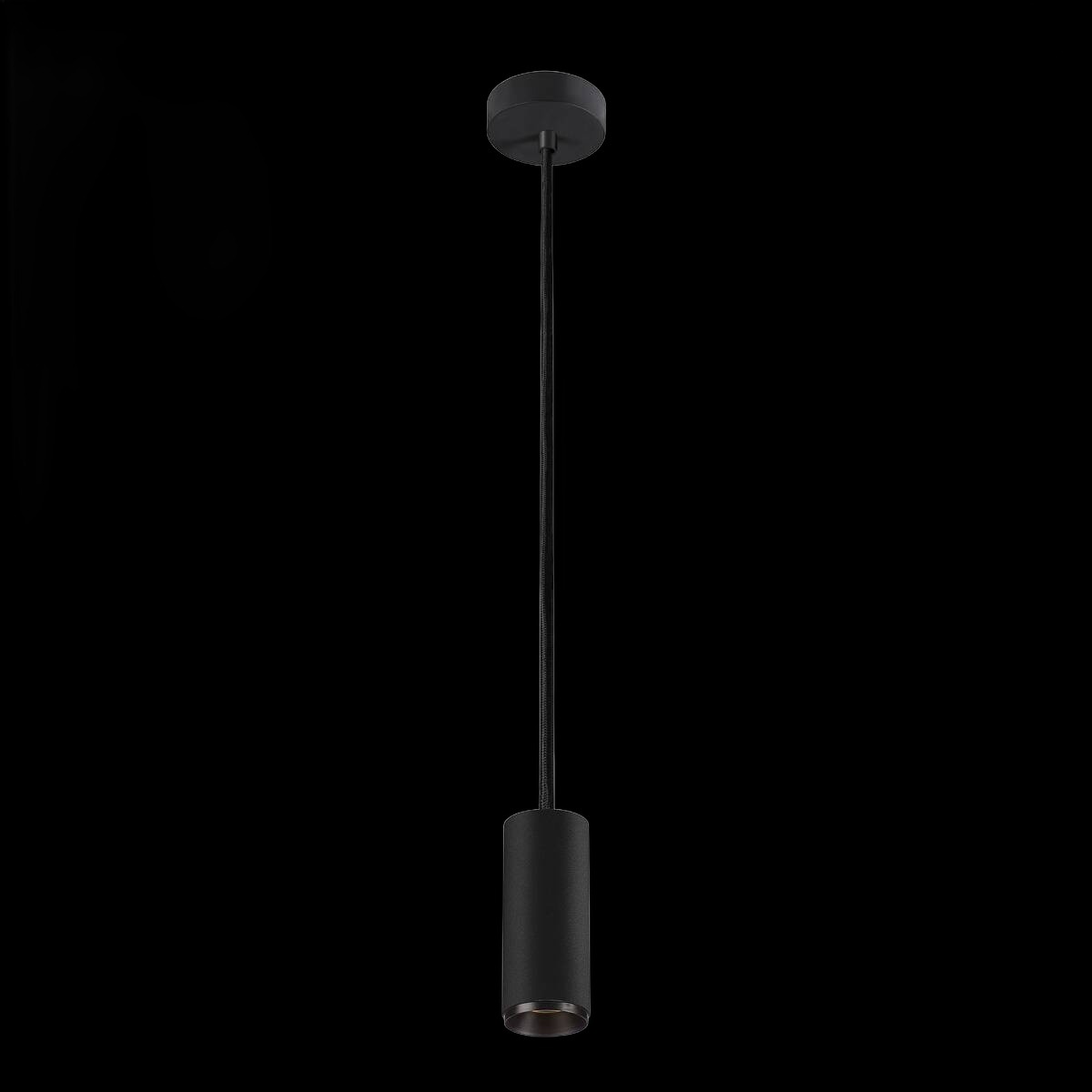 NUMINOS® S PD, DALI, Pendelleuchte, Pendellänge 250 cm, 4000 K, 7,8 Watt, 60°, DALI, matt schwarz