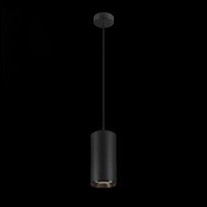 NUMINOS® XL PD, PHASE, Pendelleuchte, Pendellänge 250 cm, 3000 K, 28 Watt, 60°, Phasenabschnitt, matt schwarz