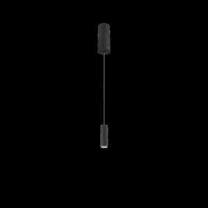 LALU®, Pendelleuchte, Led Base, Mix&Match, 150 cm, 9.5 W, 3000 K, PHASE, schwarz
