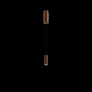 LALU®, Pendelleuchte, Led Base, Mix&Match, 150 cm, 9.5 W, 3000 K, PHASE, bronze