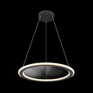 ONE FLAT PD, single, Pendelleuchte, Pendellänge 180 cm, 2700/3000 K, PHASE, schwarz