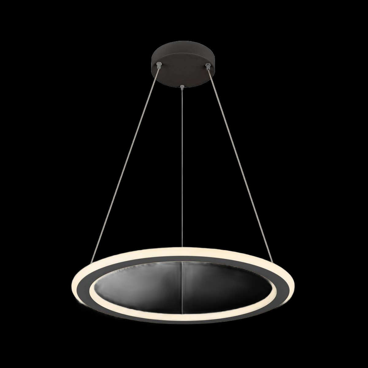 ONE FLAT PD, single, Pendelleuchte, Pendellänge 180 cm, 2700/3000 K, PHASE, schwarz