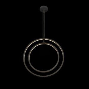 ONE VERTICAL PD, Pendelleuchte, 180 cm, 2700/3000 K, PHASE, schwarz