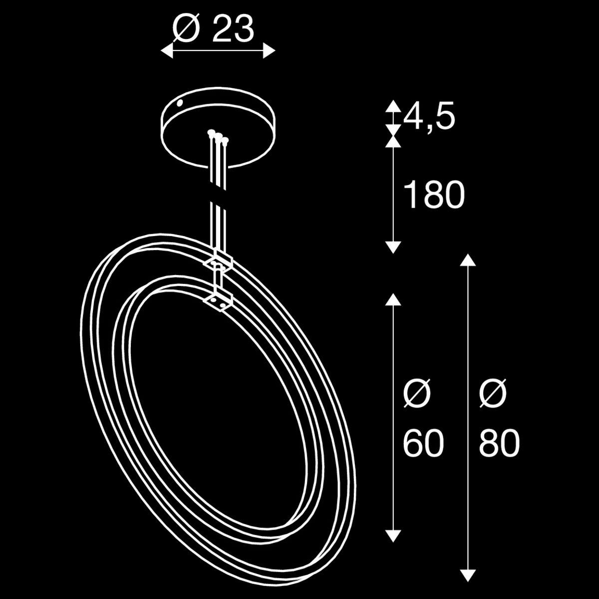 ONE VERTICAL PD, Pendelleuchte, 180 cm, 2700/3000 K, PHASE, messing – Bild 5