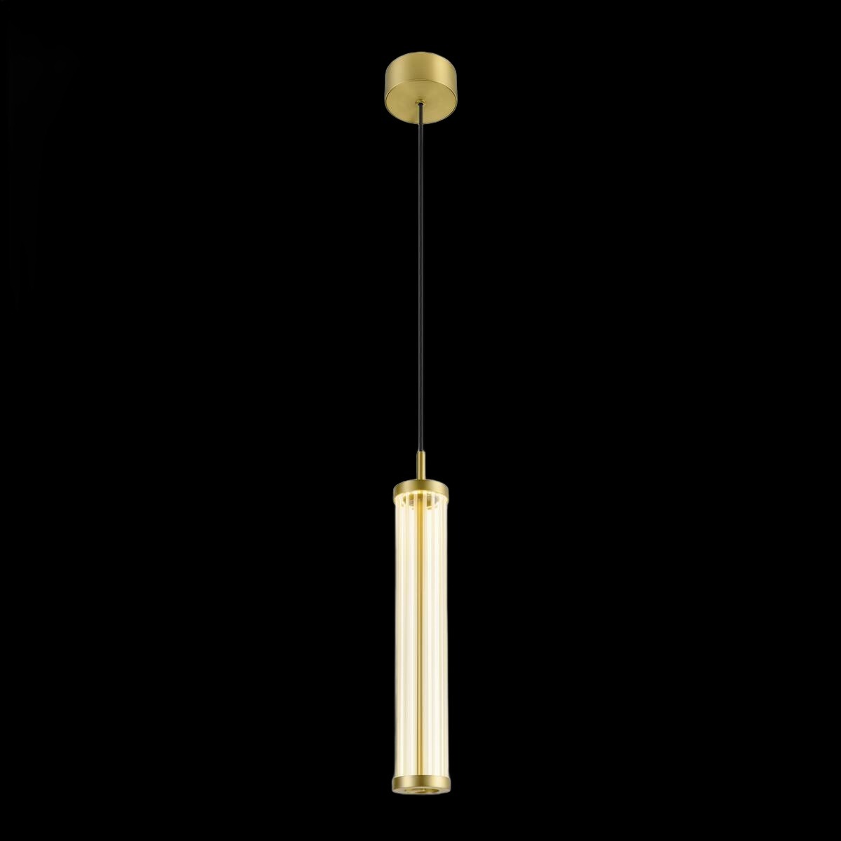 QUIMERA, Pendelleuchte, Pendellänge 150 cm, 2700/3000 K, PHASE, gebürstet messing