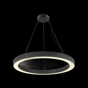 MEDO® RING 90, Pendelleuchte, Pendellänge 300 cm, 3000/4000 K, 110°, DALI, Touch, schwarz