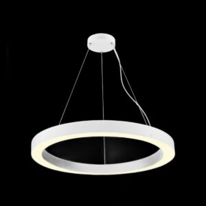 MEDO® RING 90, Pendelleuchte, Pendellänge 300 cm, 3000/4000 K, 110°, DALI, Touch, weiß