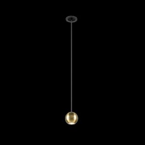 DYSKO, Pendelleuchte, PHASE, Pendellänge 200 cm, 2700K, 36°, schwarz / gold