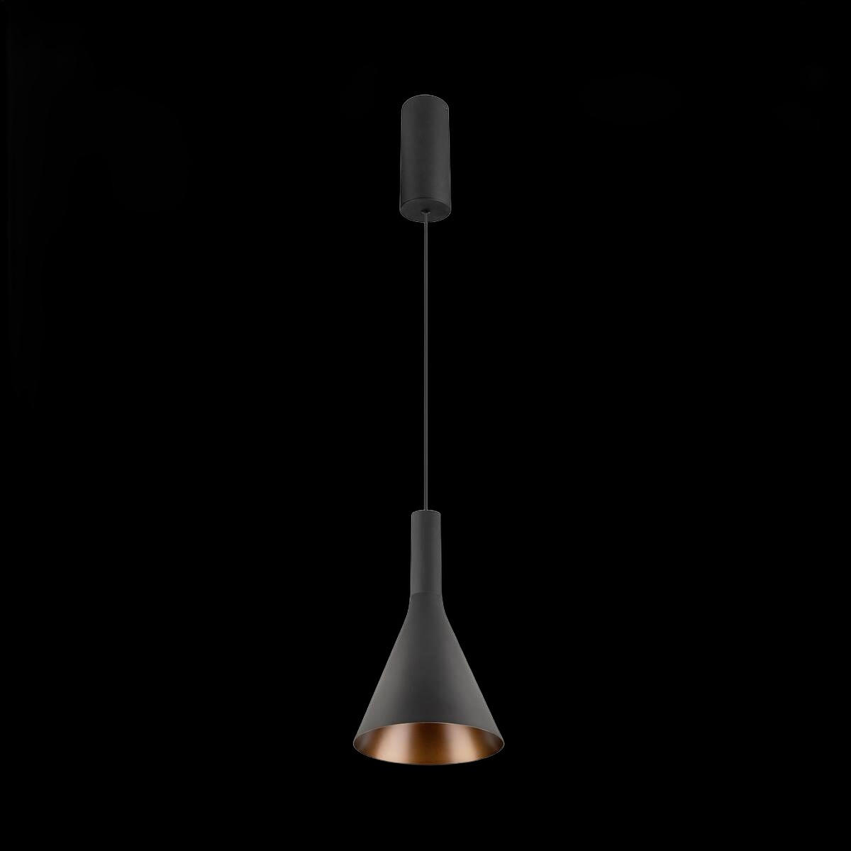LALU® SET, Pendelleuchte, LED Base, CONE 15, PHASE, Pendellänge 200 cm, 2700/3000 K, 40°, schwarz – Bild 2