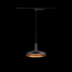 LALU® SET, 1~ Pendelleuchte, LED Base, TETRA 24, PHASE, Pendellänge 200 cm, 2700/3000K, 40°, schwarz
