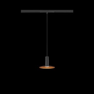 LALU® SET, 48V Pendelleuchte, LED Base, ELYPSE, DALI, Pendellänge 200 cm, 2700/3000K, 40°, schwarz