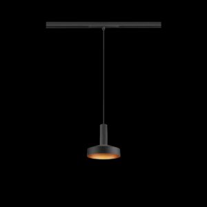 LALU® SET, 48V Pendelleuchte, LED Base, TETRA 14, DALI, Pendellänge 200 cm, 2700/3000K, 40°, schwarz