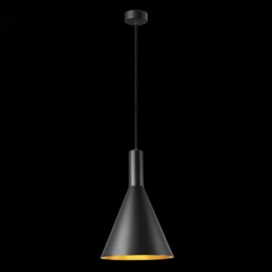 PHELIA 20, Indoor Pendelleuchte, schwarz/gold