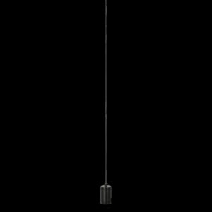 FITU, Pendelleuchte, A60, rund, schwarz, 5 m Kabel mit offenem Kabelende, max. 60 W