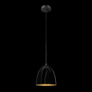 PARA CONE 20, Pendelleuchte, Pendellänge 250 cm, E27, 1x max. 60 W, schwarz / gold