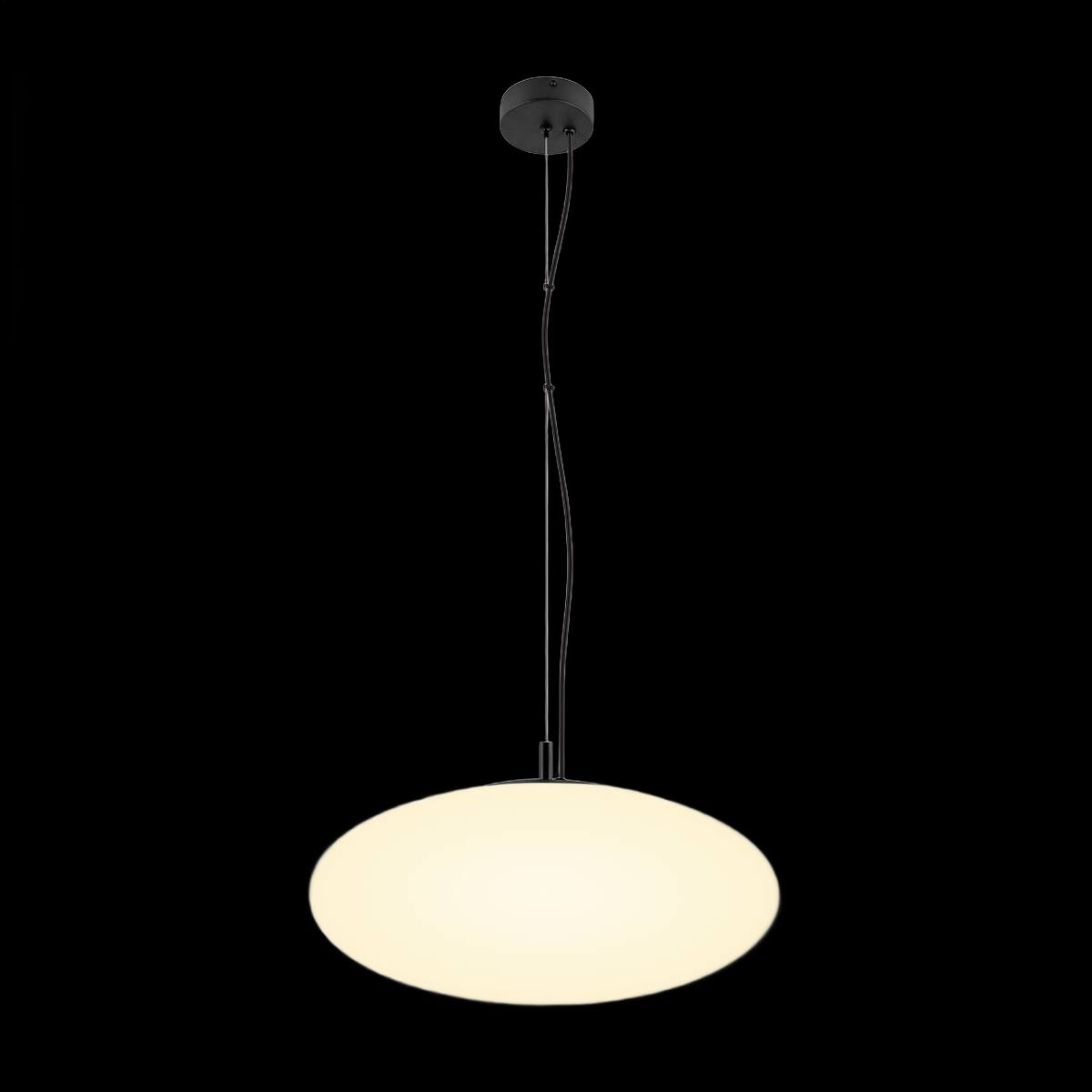 OLYPSO 50, Pendelleuchte, E27, Pendellänge 400 cm, 1 x max. 40 W, schwarz
