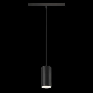 NUMINOS® S, 48V Pendelleuchte, Pendellänge 150 cm, 4000 K, 20°, DALI 2, matt schwarz / matt weiß