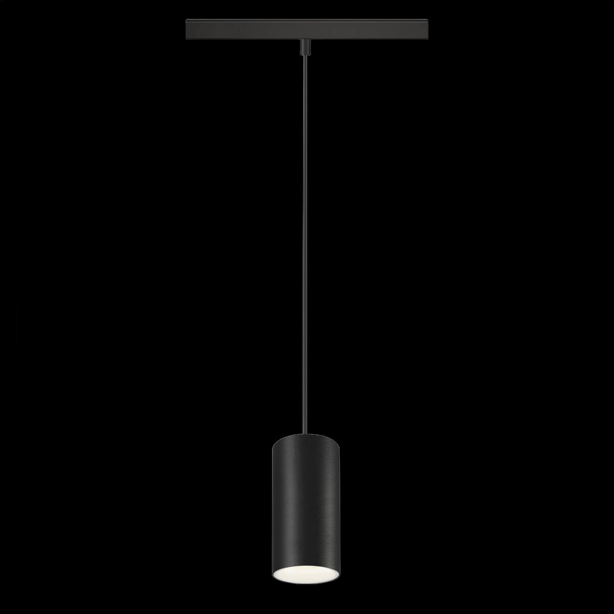 NUMINOS® S, 48V Pendelleuchte, Pendellänge 150 cm, 4000 K, 20°, DALI 2, matt schwarz / matt weiß
