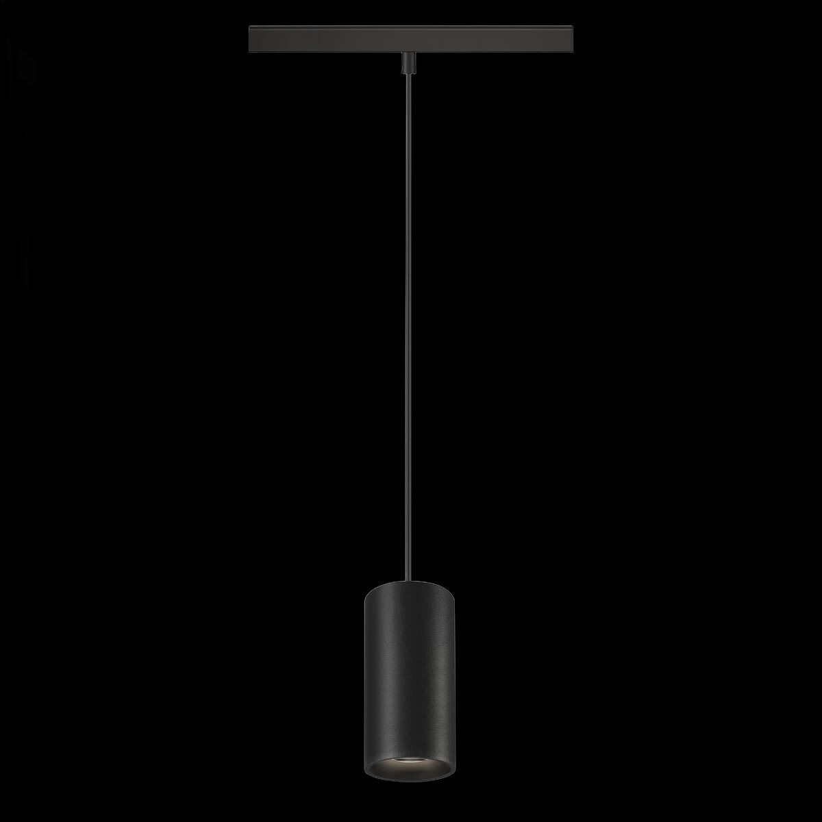 NUMINOS® S, 48V Pendelleuchte, Pendellänge 150 cm, 4000 K, 40°, DALI 2, matt schwarz