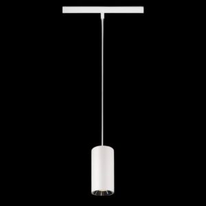 NUMINOS® S 48V TRACK, DALI, Pendelleuchte, weiß / chrom, 16 W, 1050 lm, 3000 K, CRI 90, 40°