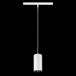 NUMINOS® S 48V TRACK, DALI, Pendelleuchte, weiß / chrom, 16 W, 1000 lm, 2700 K, CRI 90, 40°