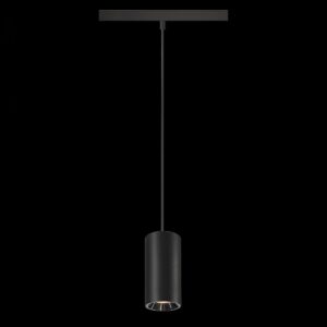 NUMINOS® S 48V TRACK, DALI, Pendelleuchte, schwarz / chrom, 16 W, 980 lm, 2700 K, CRI 90, 55°