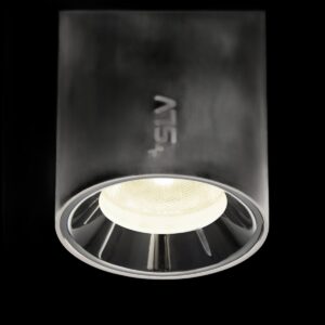 NUMINOS® XS, 48V Spot, rund, 4000 K, 8.7 W, DALI 2, 20°, matt weiß / glänzend chrom