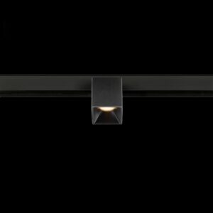 FIX-IT!, 48V, DALI, eckig, Surface mounted track, Spot, 2700K, 6.6 W, 36°, schwarz / schwarz