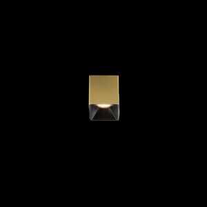 FIX-IT!, 48V, DALI, eckig, Surface mounted track, Spot, 2700K, 6.6 W, 36°, gold / schwarz