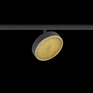 GRIP! FLAT, 48V Spot, DALI, rund, 2700/3000 K, 14.5 W, schwarz / gold