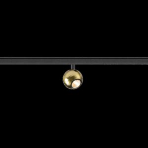 DYSKO, 48V Spot, DALI, standard surface mounted track, 2700K, 5.6 W, 36°, schwarz / gold