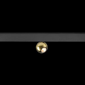 DYSKO, 48V Spot, DALI, deep & recessed track, 2700K, 5.6 W, 36°, schwarz / gold