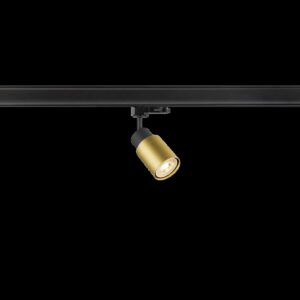 PURI 2.0 Tube, 3~ Spot, GU10, 1x max. 6 W, schwarz / gold