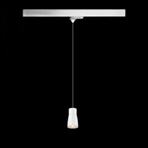 PURI 2.0 Dome, 3~ Pendelleuchte, GU10, Pendellänge 200 cm, 1x max. 6 W, weiß