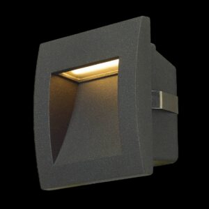 DOWNUNDER OUT S, Outdoor Wandeinbauleuchte, LED, 3000 K, anthrazit