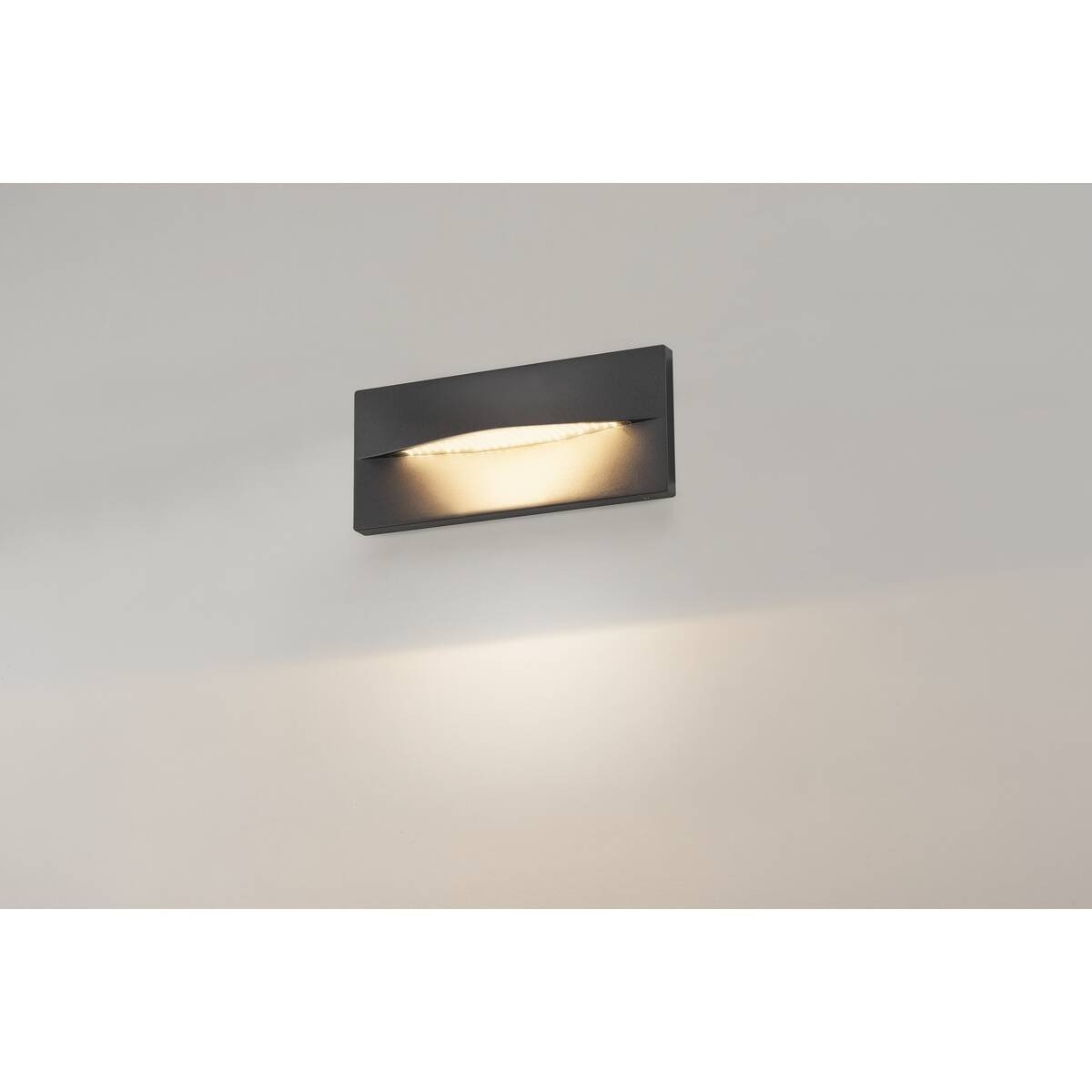ADI, Outdoor Wandeinbauleuchte, LED, 3000 K, IP55, anthrazit, 15,4 W – Bild 3