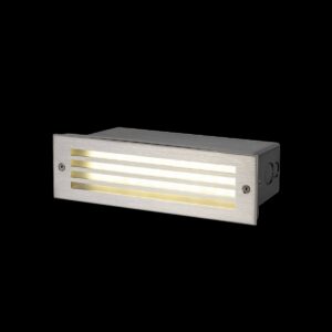BRICK MESH, Wandeinbauleuchte, rechteckig, 3000 K, 5 W, IP55, schwarz