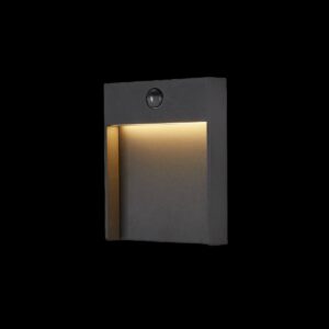 FLATT SENSOR, Outdoor LED Wandaufbauleuchte, 3000/4000 K, IP54, anthrazit