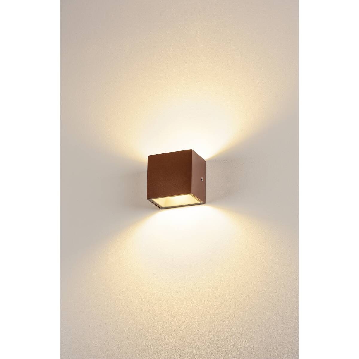 SITRA S, LED Outdoor Wand- und Deckenaufbauleuchte, rost farbend, IP65, 3000 K, 10 W – Bild 3